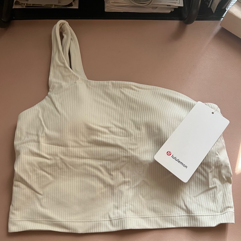 Lululemon Ribbed Nulu Asymmetrical Yoga Tank